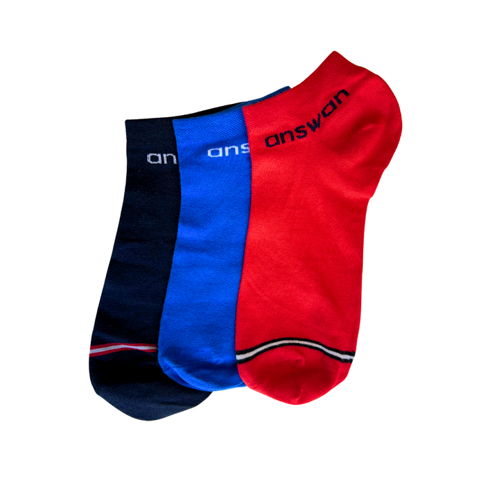 Amswan Unisex Premium Fine Gauge Cotton Socks Pack Of 3