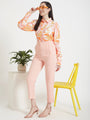 Women'S Luxury Banana Crepe Peach Skin Fit Multi Pleated Trouser