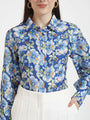 Premium Muslin Digital Print Puff Sleeve Shirt