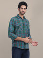 Premium Cotton Green Plaid Flannel Shirt