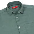 Premium Cotton Lycra Satin Sea Green Shirt