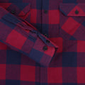 Premium Cotton Maroon Flannel Full Sleeves Shirt