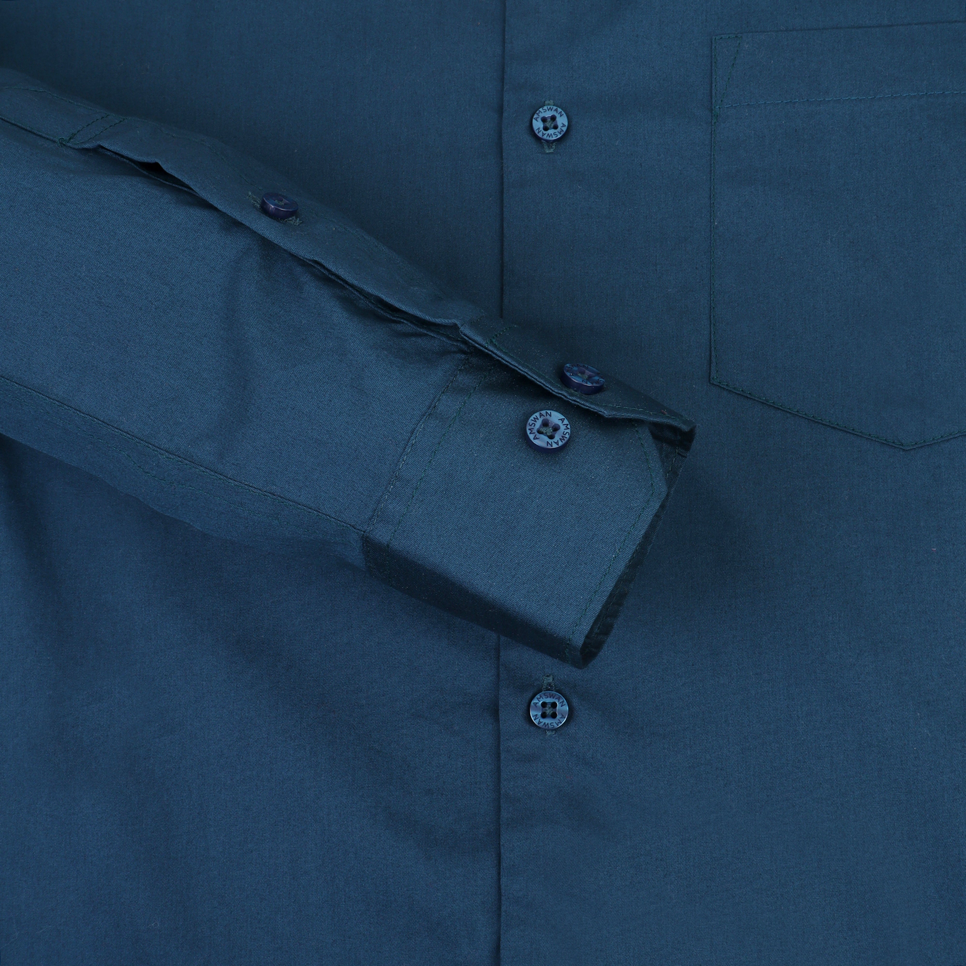 Blue Shirt With Premium Cotton Lycra