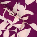 Men's Premium Rayon Shirt With Purple Floral Print