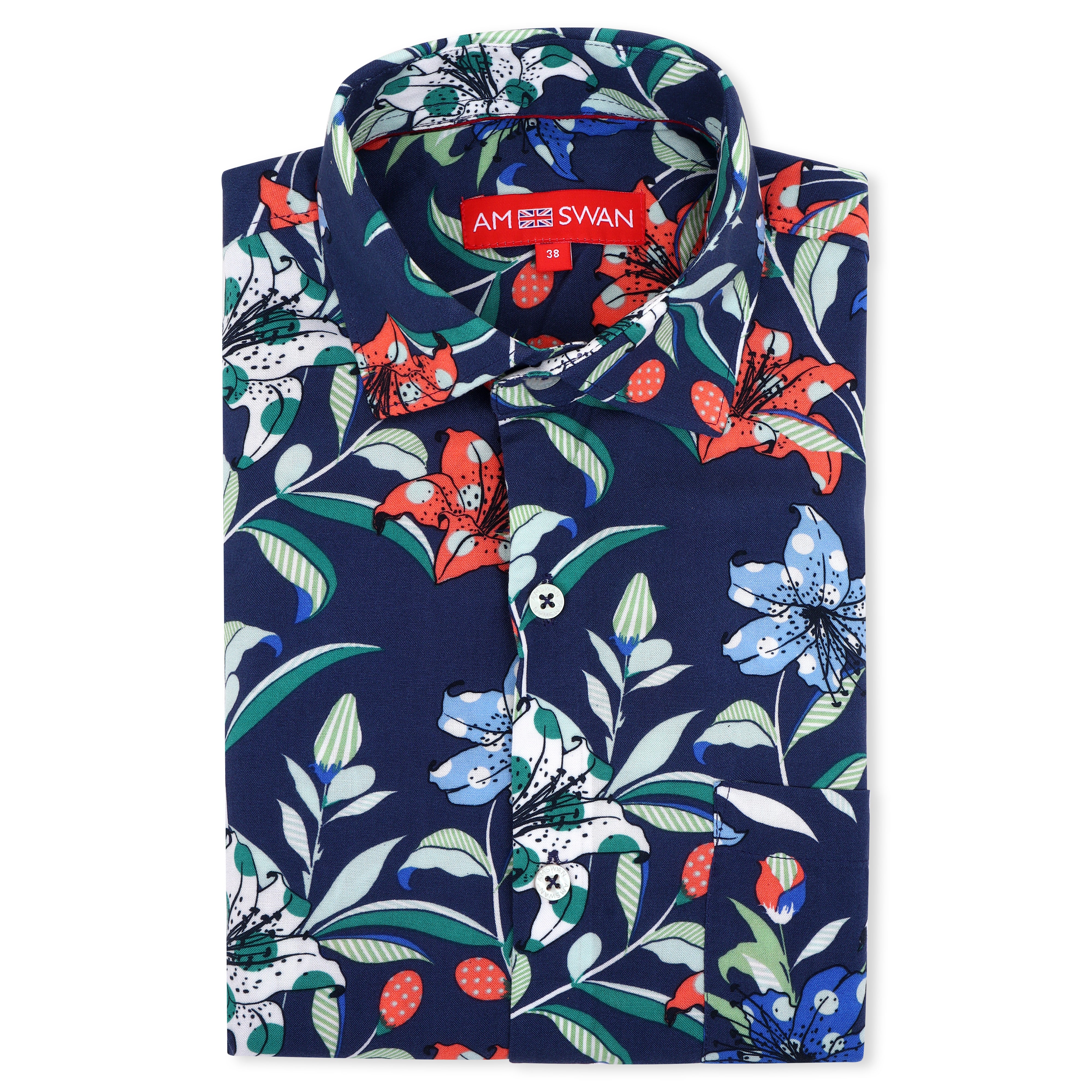 Amswan Men'S Premium Rayon Shirt With Print