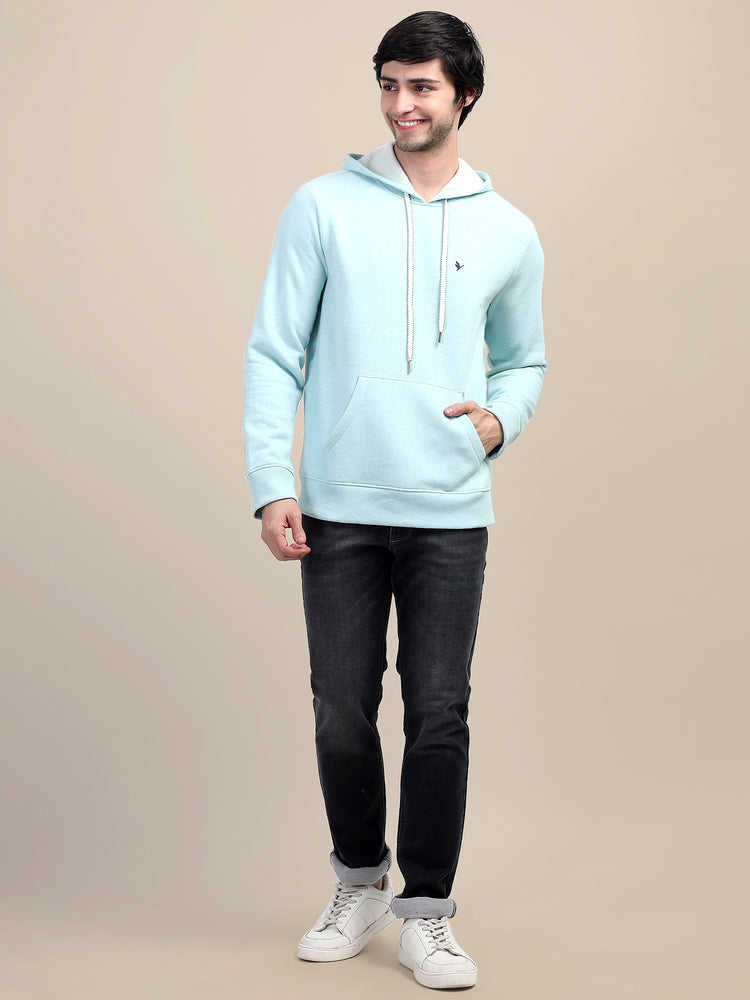 AMSWAN MEN'S AQUA STYLISH AND COMFORT FIT HOODIE