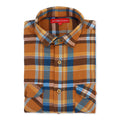 Premium Cotton Yellow Plaid Flannel Shirt