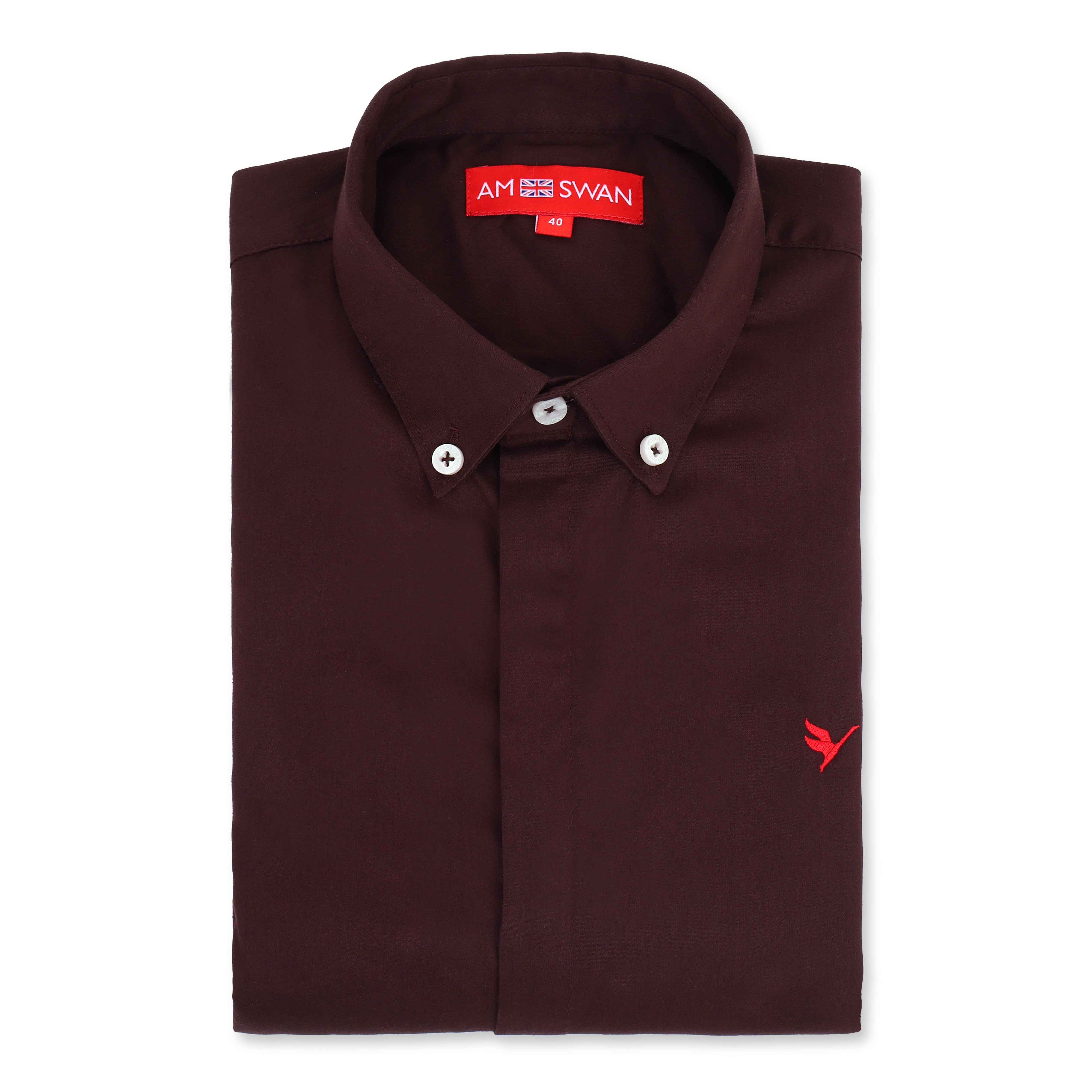 Brown Shirt With Premium Cotton Lycra