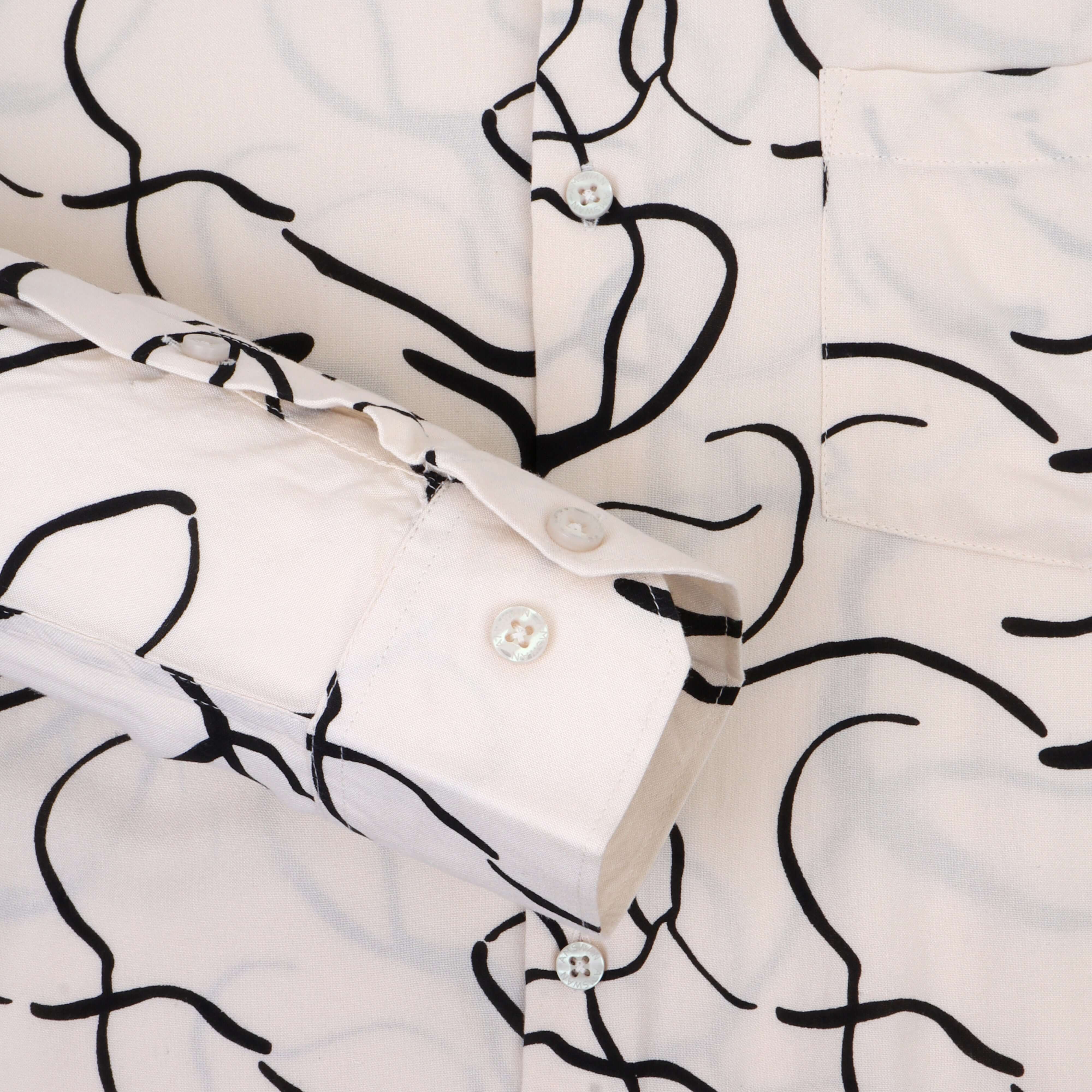 Women'S Premium Rayon Shirt With Abstract Print