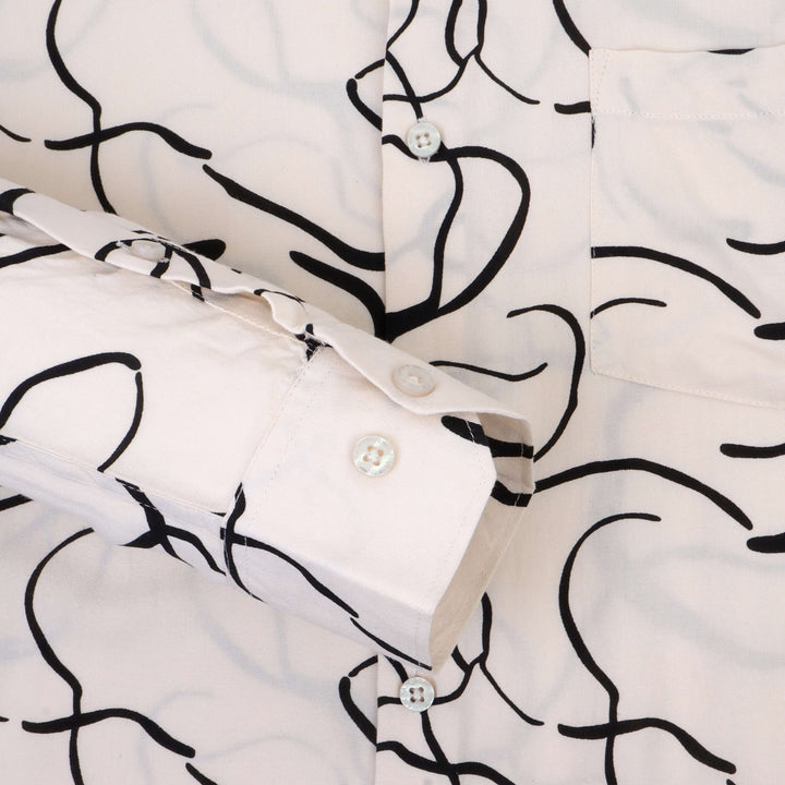 Women'S Premium Rayon Shirt With Abstract Print