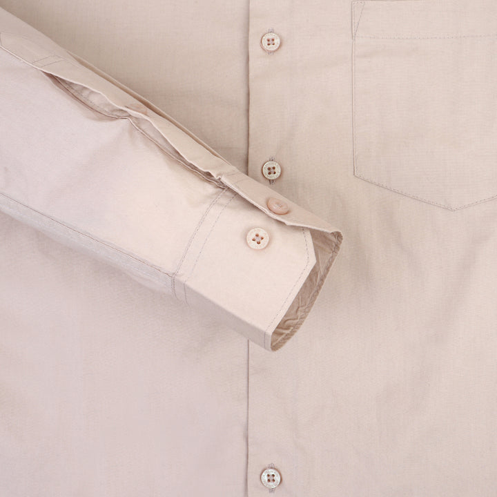 Premium Cotton Lycra Beige Shirts