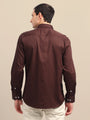Brown Shirt With Premium Cotton Lycra