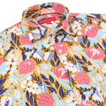 Men'S Floral Print Premium Rayon Shirt