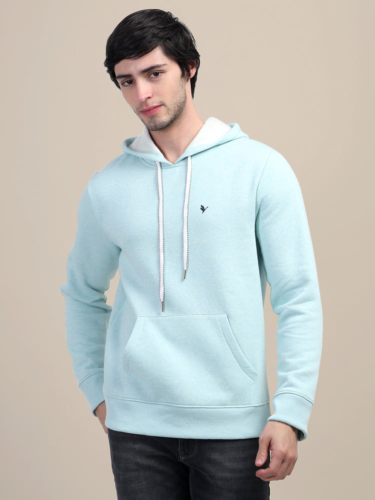 AMSWAN MEN'S AQUA STYLISH AND COMFORT FIT HOODIE