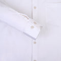 Premium Cotton Lycra Satin White Shirt