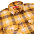 Premium Cotton Yellow Plaid Flannel Shirts