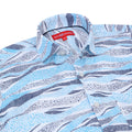 Men'S Premium Rayon Shirt With Self-Design Spread Collar
