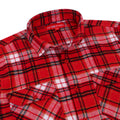 Premium Cotton Red Plaid Flannel Shirt