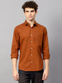 Premium Cotton Lycra Rust Shirt