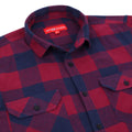 Premium Cotton Maroon Flannel Full Sleeves Shirt
