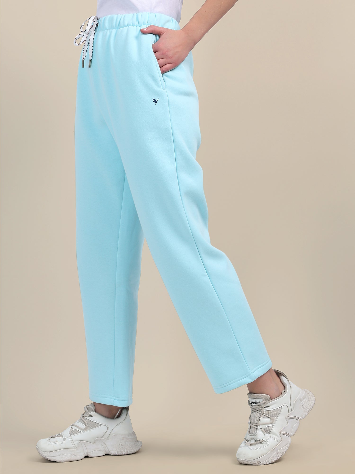 Amswan Womens Premium Cotton Aqua Sweatpant