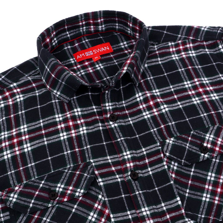 Premium Cotton flannel shirt With Stylish Buttoned Flap Pockets