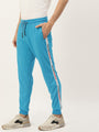 Mens Cotton Rich Lycra With Printed Tape Track Pants