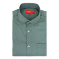 Premium Cotton Lycra Satin Sea Green Shirt