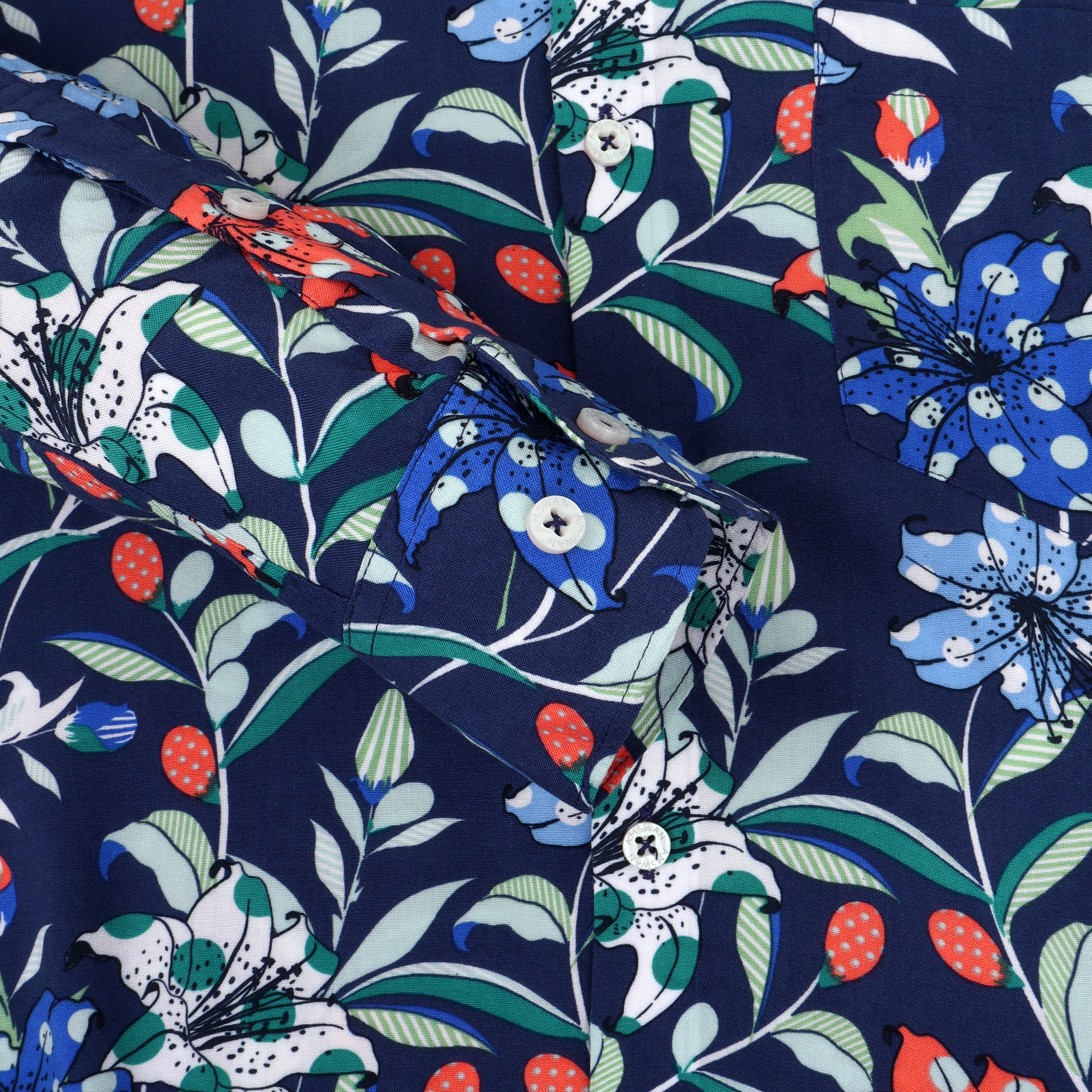 Amswan Men'S Premium Rayon Shirt With Print