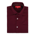Premium Cotton Lycra Satin Maroon Shirt
