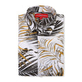 Men'S Botanical Print Premium Rayon Shirt