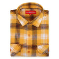 Premium Cotton Yellow Plaid Flannel Shirts
