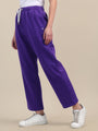 Amswan Womens Premium Cotton Purple Sweatpant