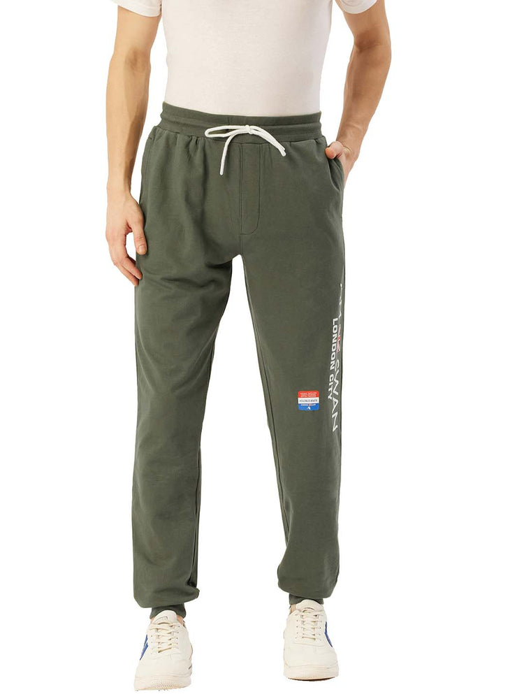 Mens Premium Cotton Printed Track Pants