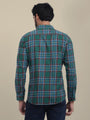 Premium Cotton Green Plaid Flannel Shirt
