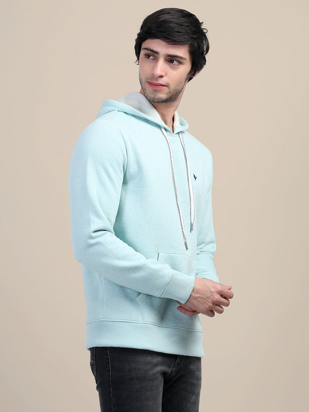 AMSWAN MEN'S AQUA STYLISH AND COMFORT FIT HOODIE