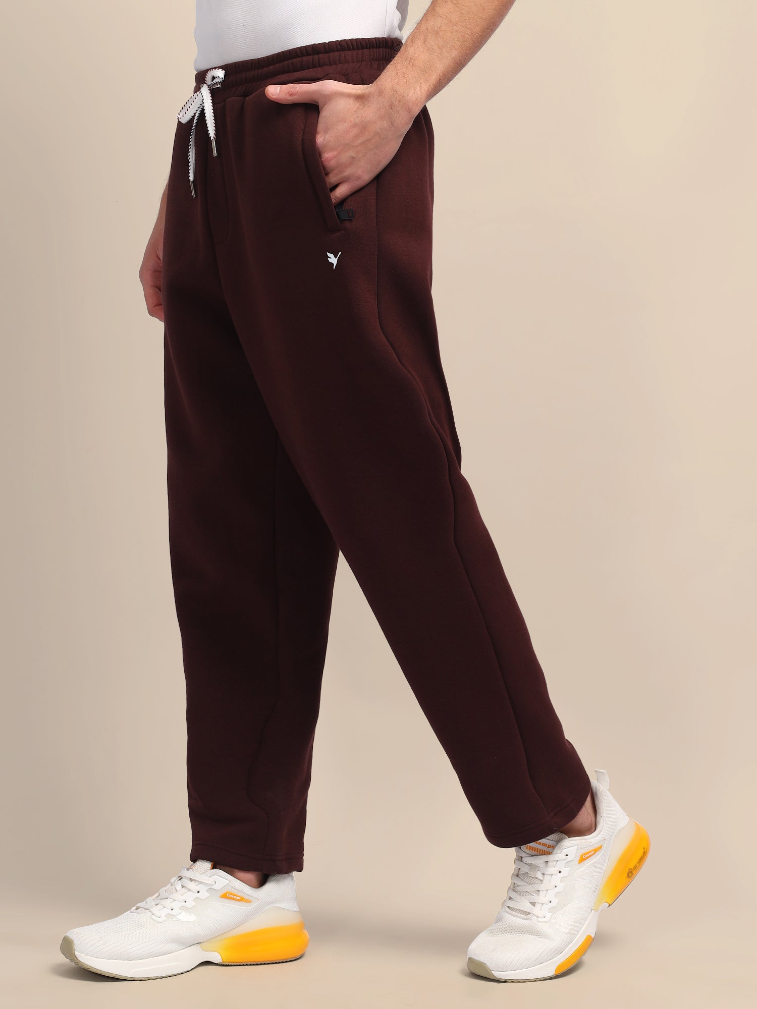 Amswan Men'S Brown Sweat Pants