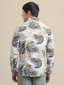 Men'S Botanical Print Premium Rayon Shirt