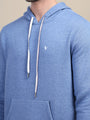 AMSWAN MEN'S BLUE STYLISH AND COMFORT FIT HOODIE