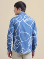 Abstract Printed Premium Shirt For Men'S In Rayon Fabric