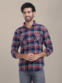 Premium Cotton Flannel Shirt With Spread Collar