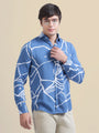 Abstract Printed Premium Shirt For Men'S In Rayon Fabric