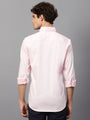 Premium Cotton Lycra Satin Pink Shirt