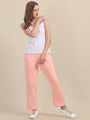 Amswan Womens Premium Cotton Peach Sweatpant