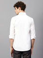 Premium Cotton Lycra Satin White Shirt