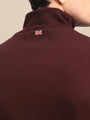 Amswan Men'S Brown Stylish And Comfortable Full Zipper Sweatshirts