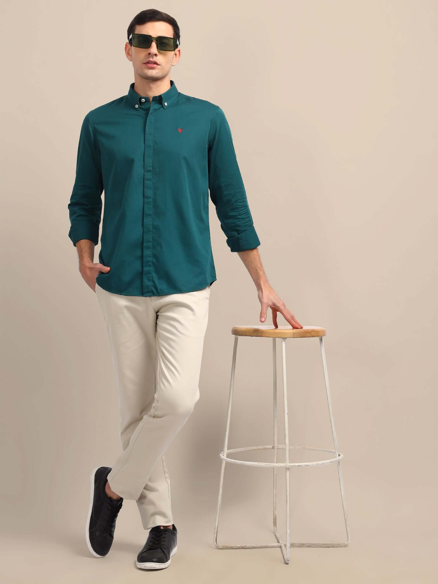 Amswan Shirt With Premium Cotton Lycra