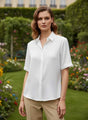 Short Sleeve European Satin Shirt