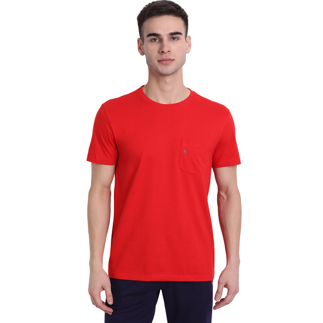 MENS PREMIUM COTTON HALF SLEEVE SOLID T-SHIRTS