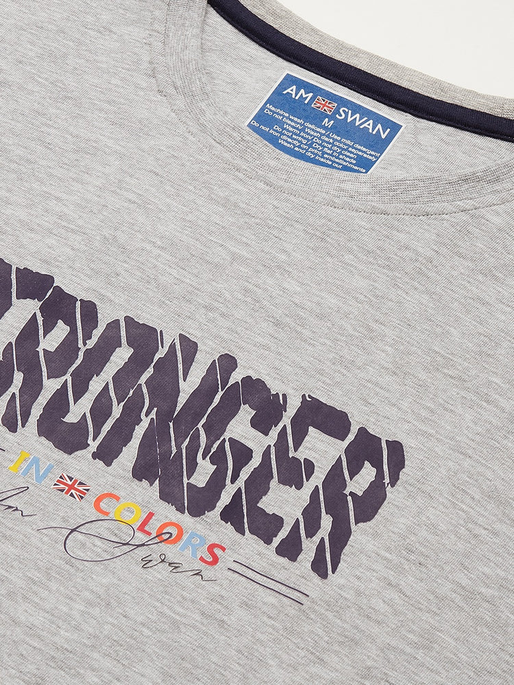 MENS PREMIUM COTTON PRINTED HALF SLEEVE CREW NECK T-SHIRTS